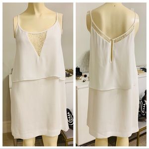 Mango - White layered dress